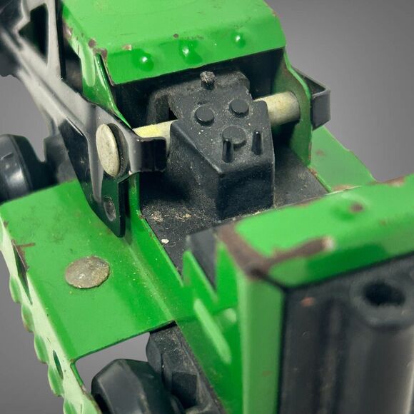 Vintage Early 1970’s Tonka Miniature Front Loader Bulldozer Green Pressed Steel - Picture 13 of 16